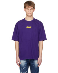 Violet Knit Crew-neck T-shirt