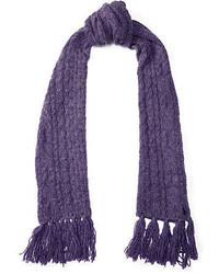 Violet Knit Scarf