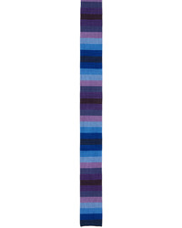 Paul Smith Blue Purple Knit Tie