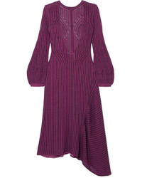 Violet Knit Sweater Dress