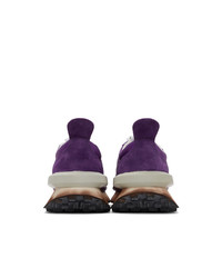 Lanvin Purple Bumper Sneakers