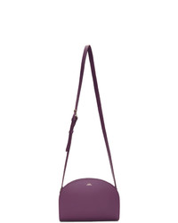 A.P.C. Purple Demi Lune Bag