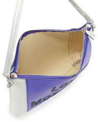 Love Moschino Pvcsaffiano Shoulder Bag Purple