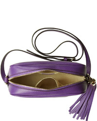 Gucci Soho Small Camera Crossbody Bag Purple
