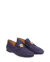 Violet Leather Driving Shoes