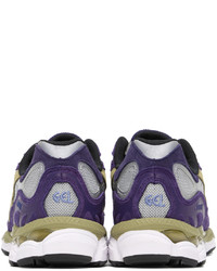 Awake NY Purple Taupe Asics Edition Gel Nyc Sneakers