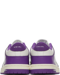 Amiri Purple White Skel Low Sneakers