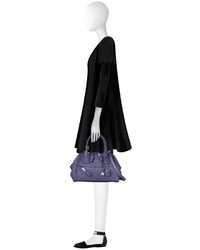Marc Jacobs Textured Small Incognito Amethyst Leather Satchel
