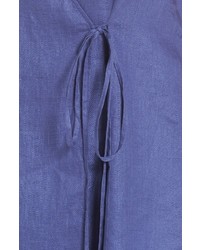 Eileen Fisher Plus Size Organic Handkerchief Linen Tie Waist Tunic