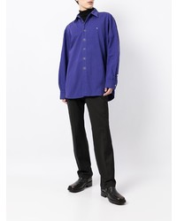 Raf Simons Pointed Collar Cotton Shirt