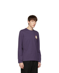 Moncler Purple Maglia Bell Long Sleeve T Shirt