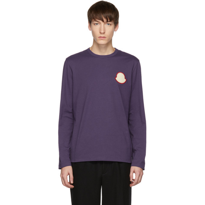 purple moncler shirt