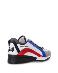 DSQUARED2 Logo Embroidered Panelled Sneakers