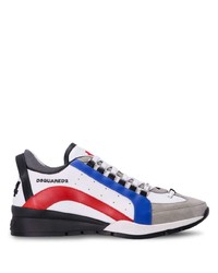 DSQUARED2 Logo Embroidered Panelled Sneakers