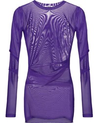 Violet Mesh Long Sleeve T-Shirt