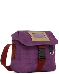 Acne Studios Purple Nylon Messenger Bag