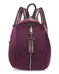 Sondra Roberts Satin Nylon Webbing Convertible Backpack