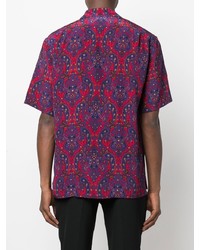 Saint Laurent The Paisley Print Splashed Across This Shirt Is An Ode To 60s Style This Decade Is A Prime Inspiration For S Ss22 Col