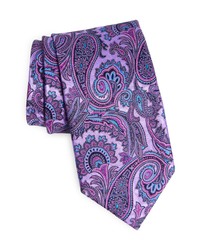 Zegna Paisley Jacquard Silk Tie In Md Prp Fan At Nordstrom