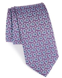 Eton Paisley Petal Silk Tie
