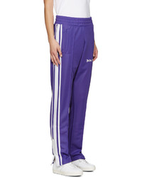 Palm Angels Purple Logo Track Pants