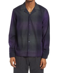 Saturdays Nyc Marco Plaid Flannel Button Up Shirt