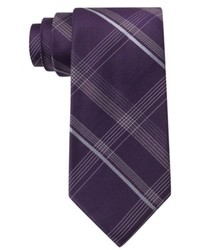 Violet Plaid Tie