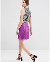 Asos Collection Pleated Mini Skirt