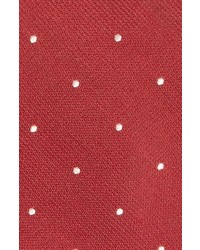 The Tie Bar Dotted Report Silk Wool Tie
