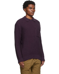 Noah Purple Cotton Sweater
