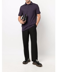 Salvatore Ferragamo Shortsleeved Knit Polo Shirt