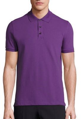 camisa polo lila