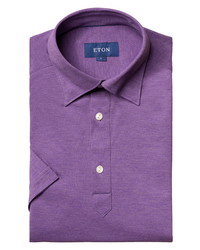 Eton Trim Fit Cotton Polo Shirt
