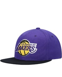 Mitchell & Ness Purple Los Angeles Lakers Hardwood Classics Bandana Undervisor Snapback Hat At Nordstrom