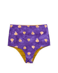 Violet Print Bikini Pant