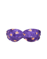 Violet Print Bikini Top