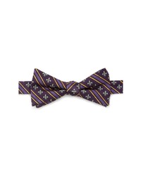 Violet Print Bow-tie
