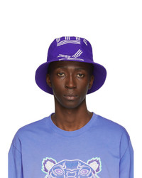 Violet Print Bucket Hat
