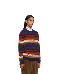 Gucci Multicolor Logo Sweater