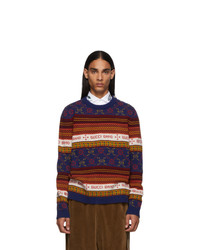 Gucci Multicolor Logo Sweater