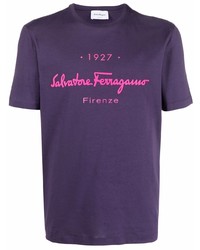 Salvatore Ferragamo 1927 Signature Logo Print T Shirt
