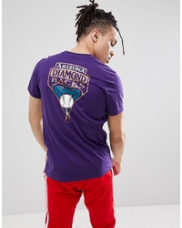 New Era Arizona Diamond Backs T Shirt In Purple