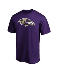 FANATICS Branded Purple Baltimore Ravens Primary Logo Team T Shirt