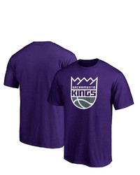 FANATICS Branded Purple Sacrato Kings Primary Team Logo T Shirt