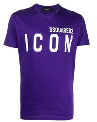 DSQUARED2 Icon Logo Print T Shirt