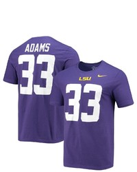 Nike Jamal Adams Purple Lsu Tigers Alumni Name Number T Shirt