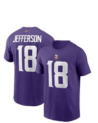 Nike Justin Jefferson Purple Minnesota Vikings Name Number T Shirt At Nordstrom