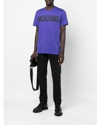 Moschino Logo Crew Neck T Shirt