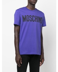 Moschino Logo Crew Neck T Shirt