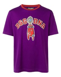 Dolce & Gabbana Logo Jewel Print T Shirt